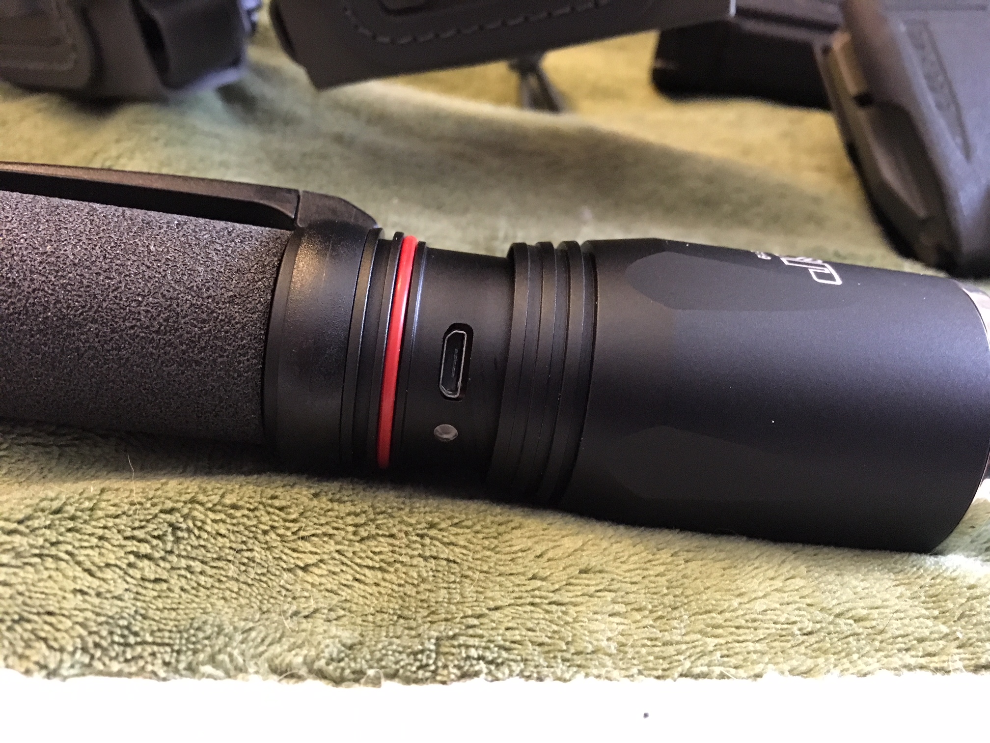 ASP Turbo rechargeable handheld flashlight