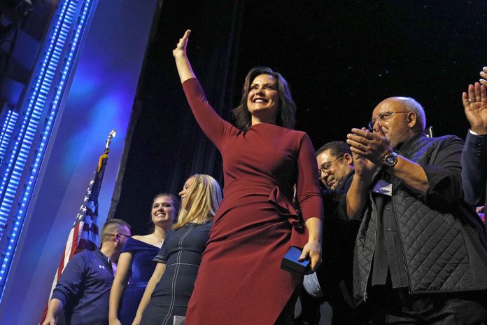 Michigan Democrats On The Midterm Ballot Attend Election Night Party In Detroit