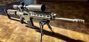 long range optic mounted on XCR-M