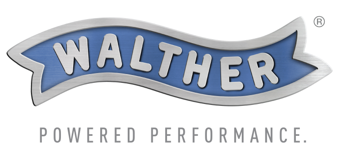 Walther_Metal Logo_Powered Performance