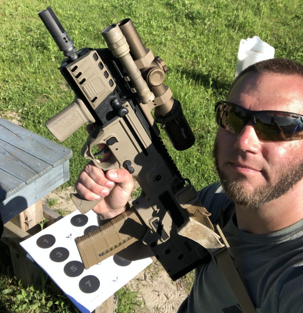 X95 SBR from IWI in 5.56 NATO 223 Remington with Sig LPVO Tango6T optic and surefire scout light