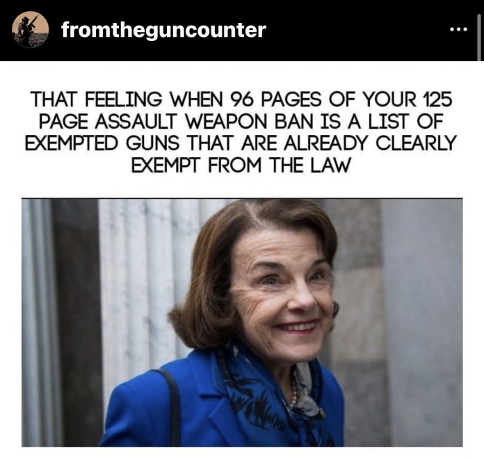 IMG_8300 from the gun counter IG on feinsteins assault weapon ban