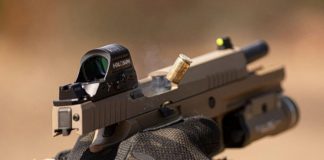 Night Fision Optics, dot site on pistol