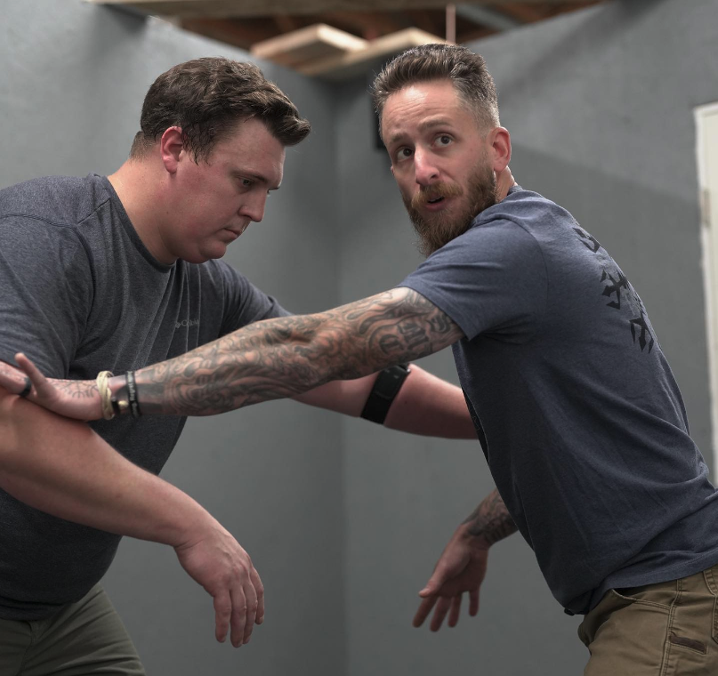Self Defense training session