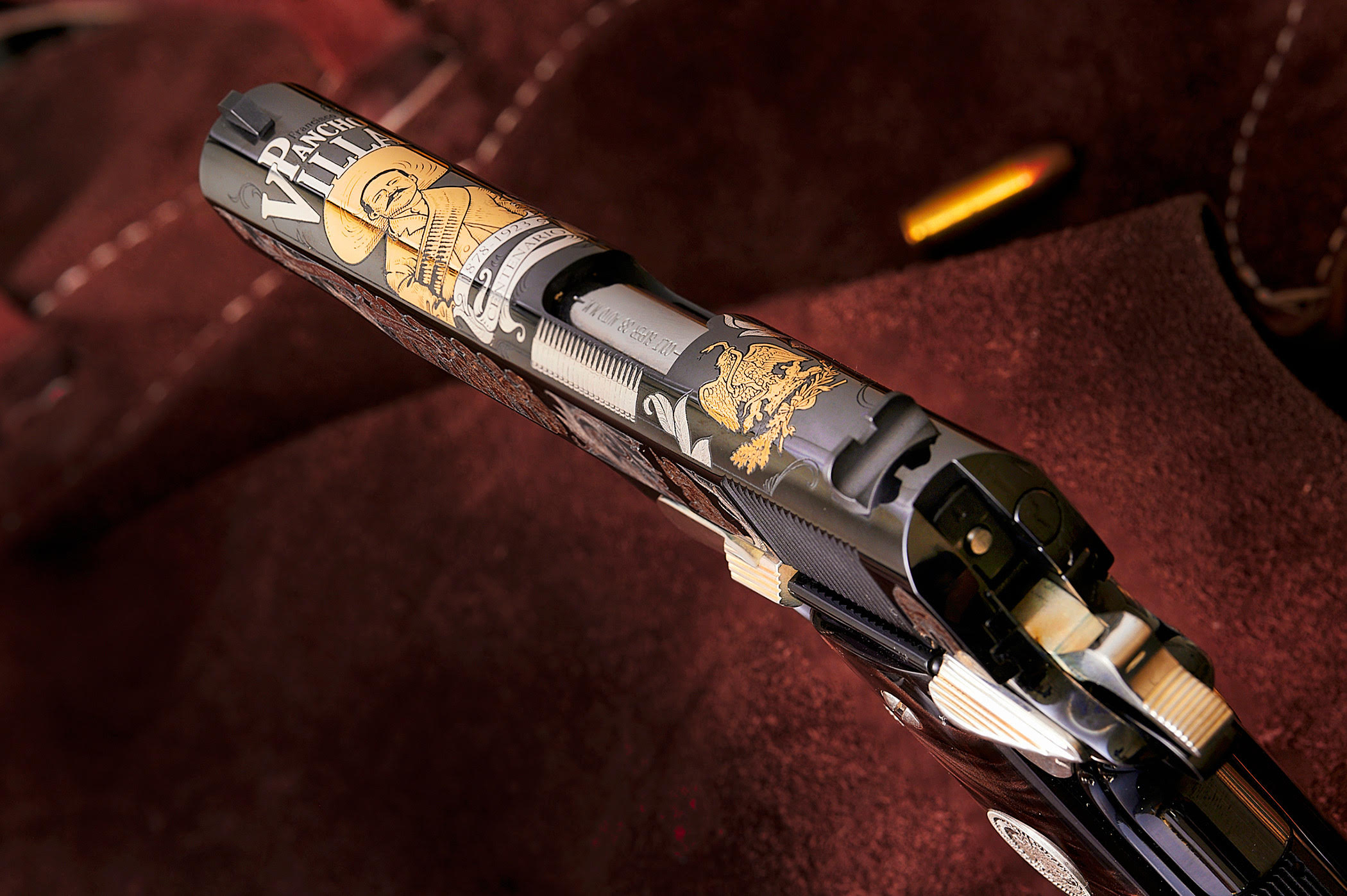 sk customs 1911 pancho villa la revolucion slide work