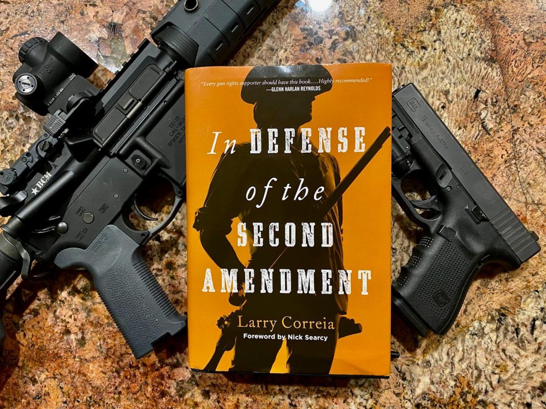 In Defense Of The Second Amendment Book Cover With Firearms In Wide And Common Use
