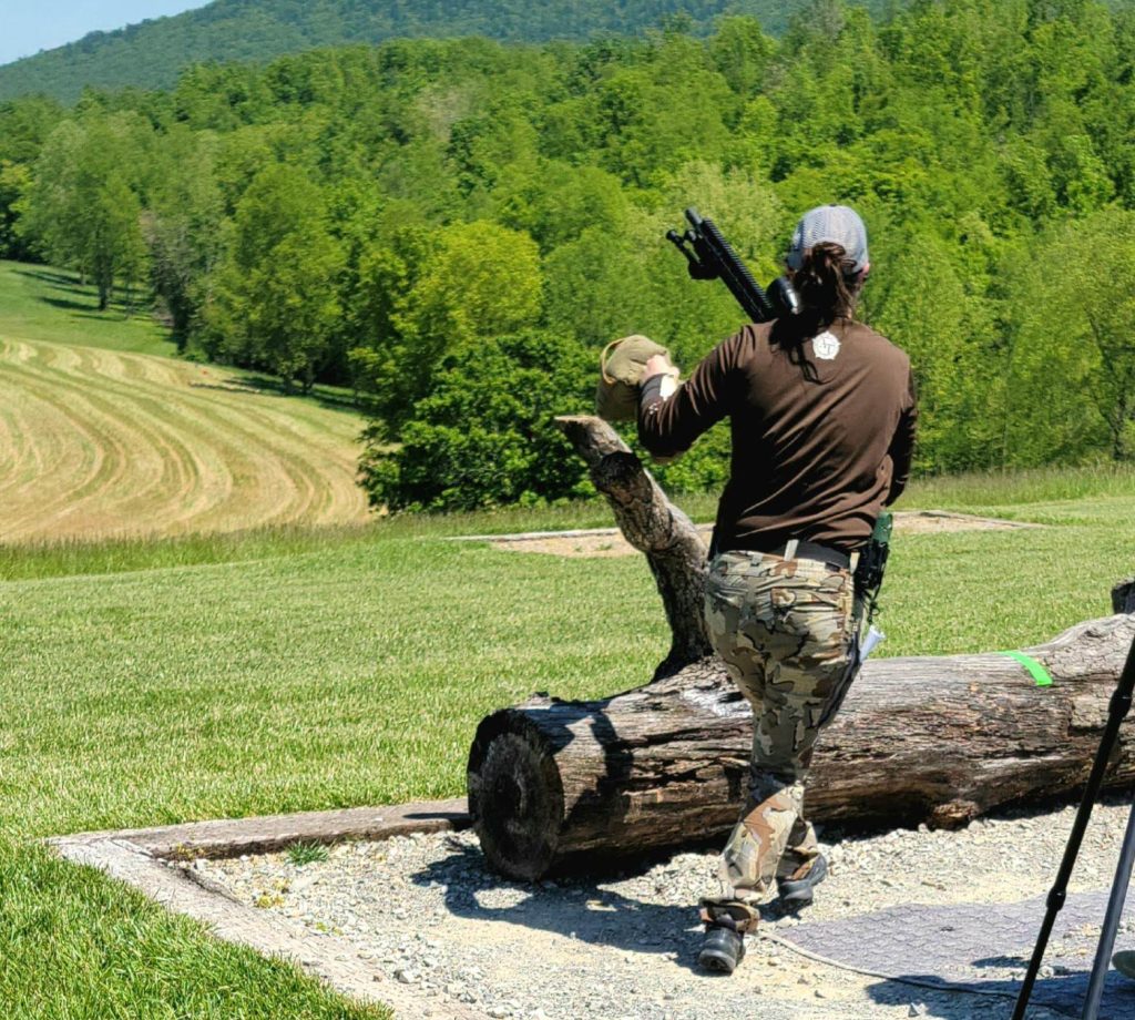 shooting off of a tree