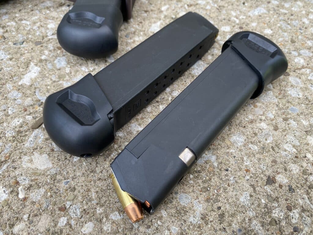 Two EBPs on concrete.