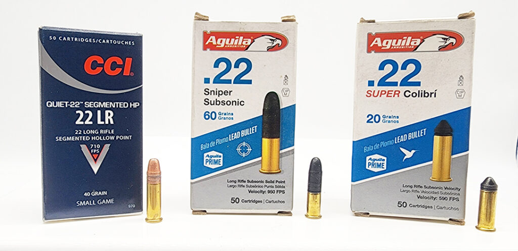 subsonic rimfire ammo