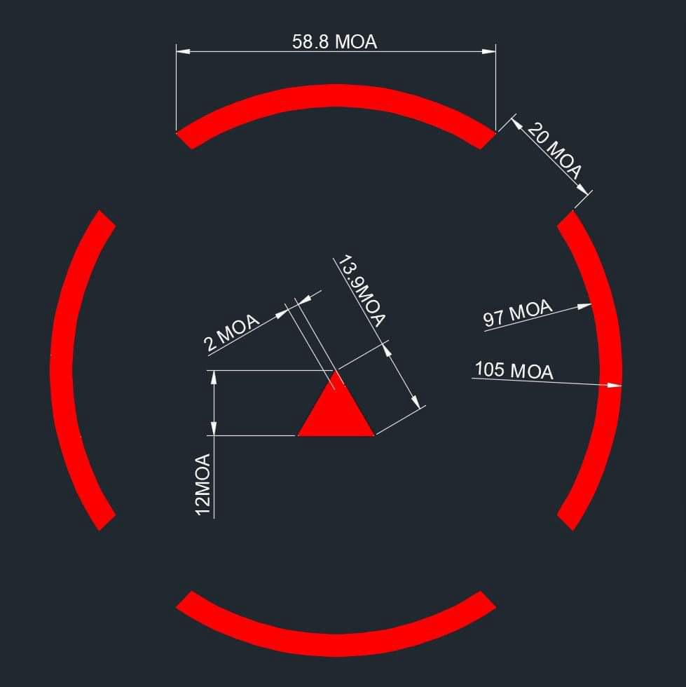 Gideon Optics Advocate reticle