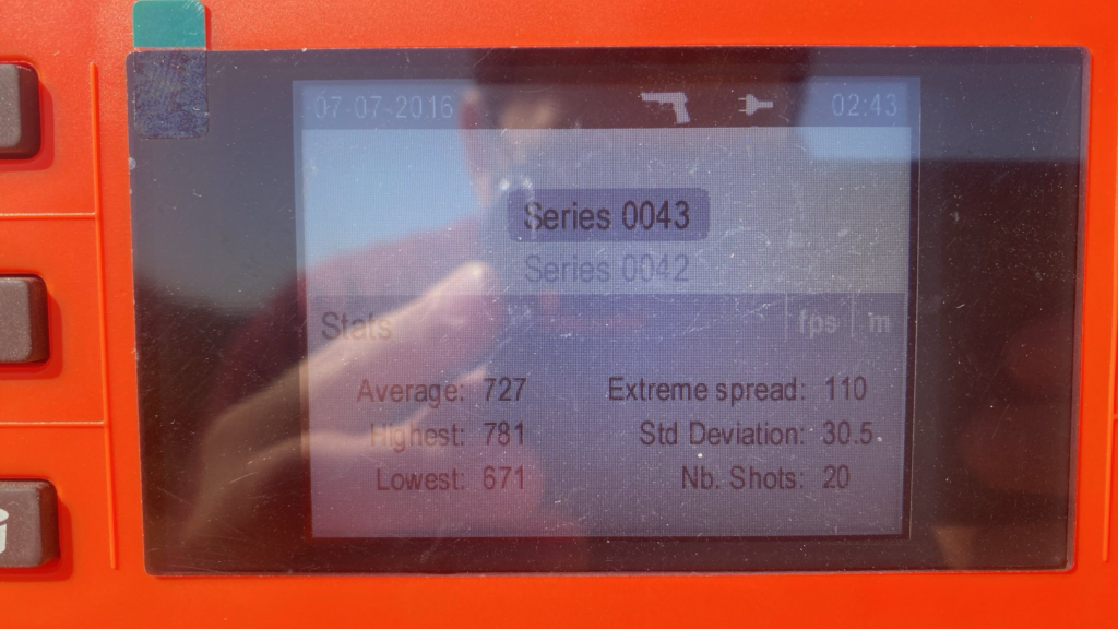 S&W Model 640 J-Frame Revolver Ultimate Defense Wadcutter
Labradar