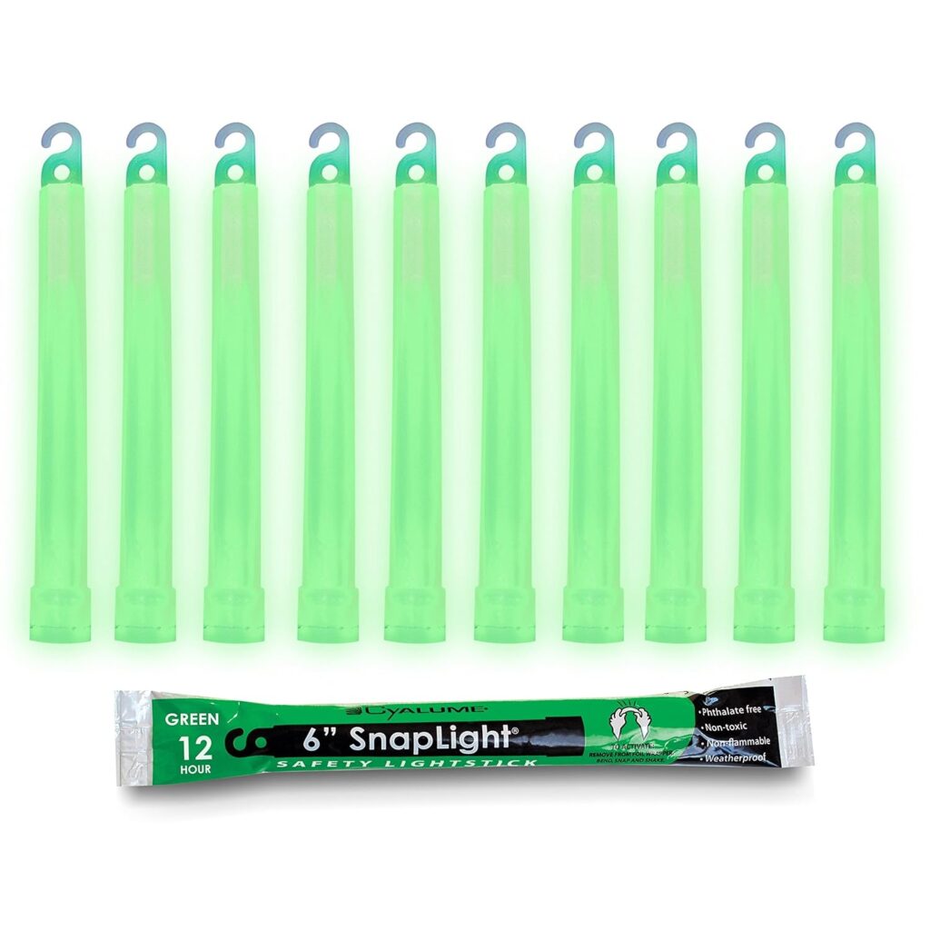 Power outage glow sticks