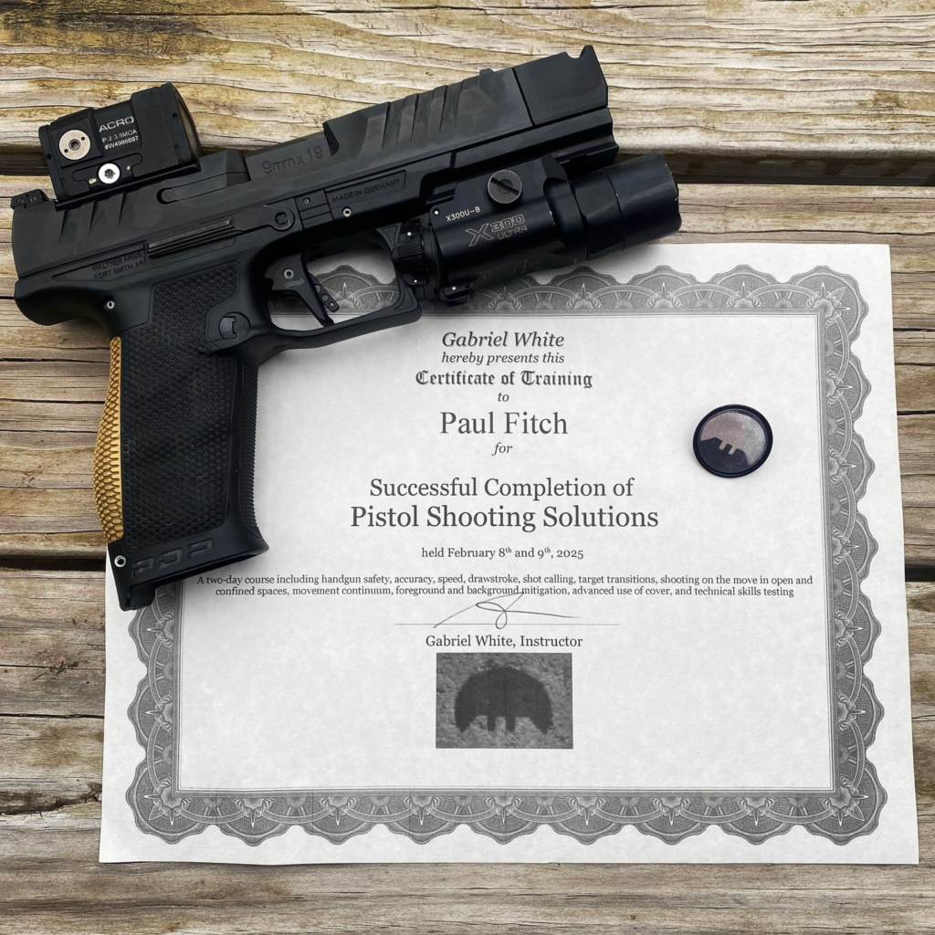 Training With Gabe White Pistol Shooting Solutions Glock 17