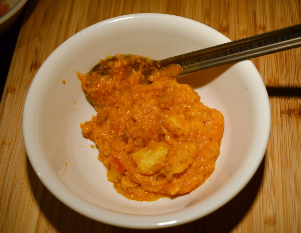 Mountain House Pizza Bowl served