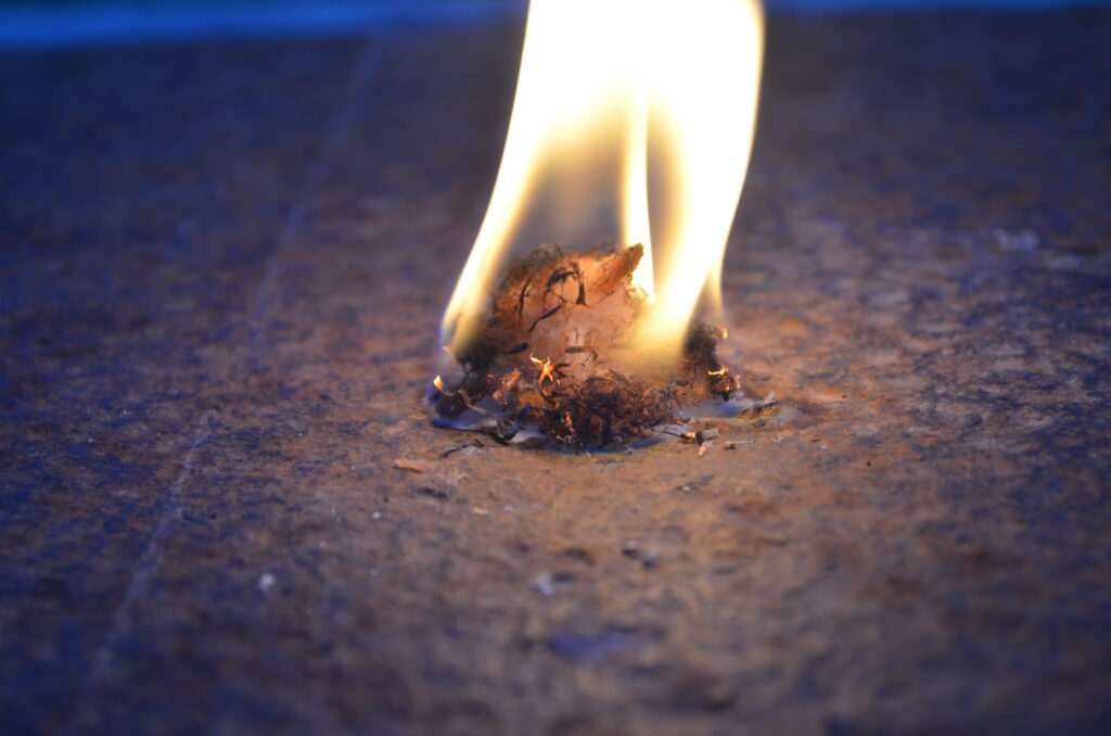 Outdoor Element Fiber Light burning