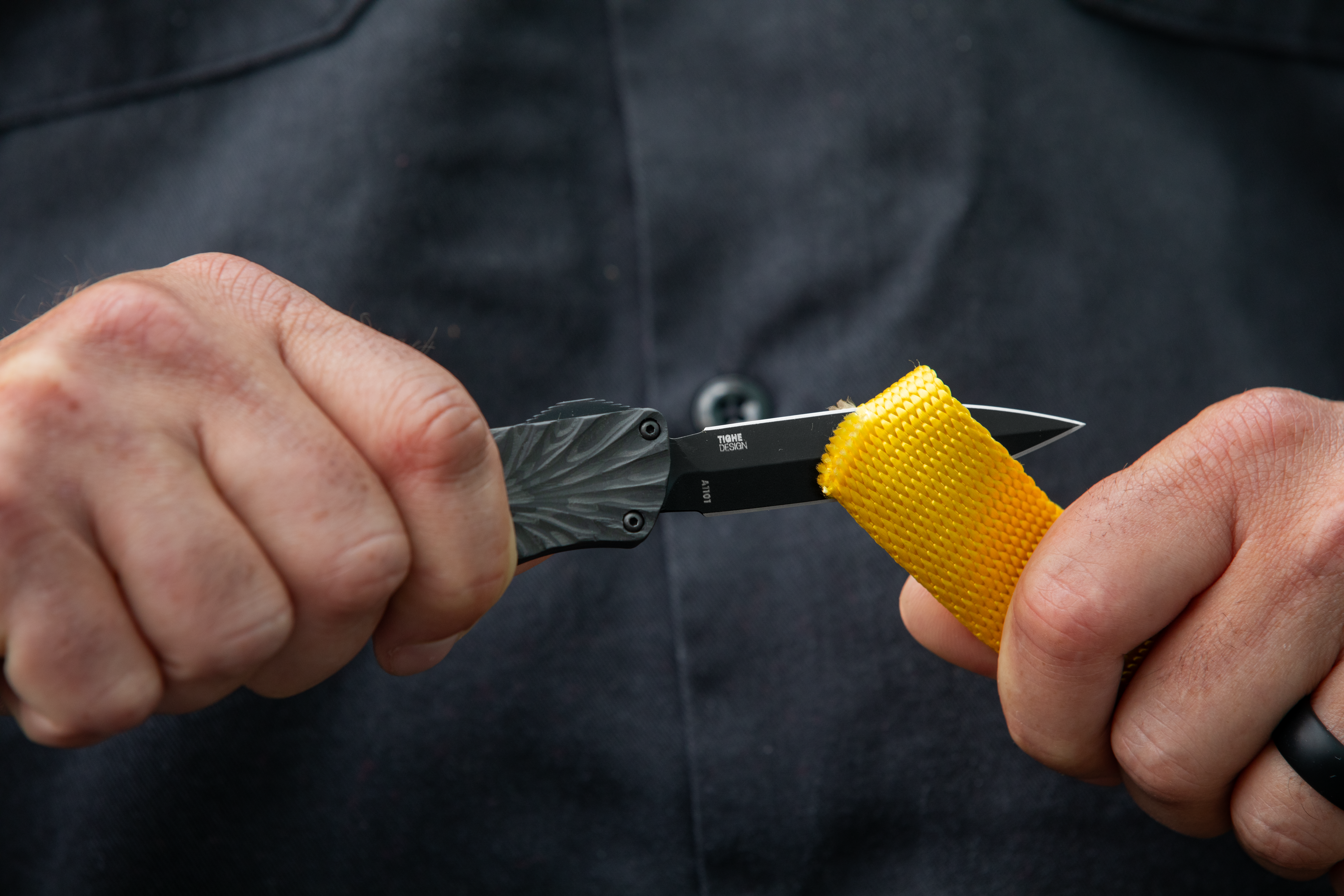 CRKT Twist Tighe cutting