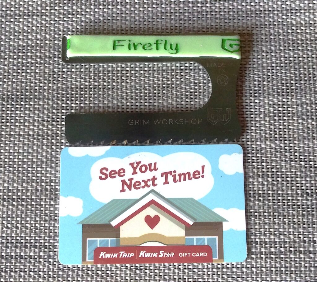 Firefly and gift card