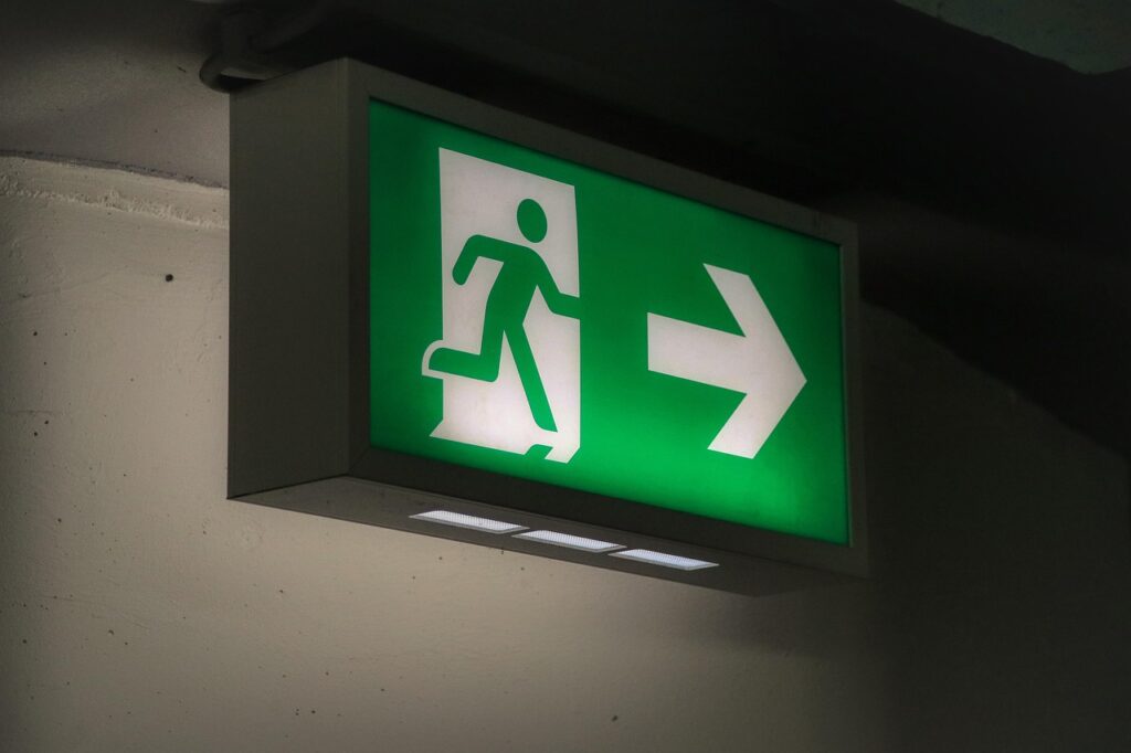 Points of egress - emergency exit